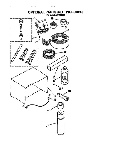 Optional parts (not included)