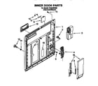 Whirlpool DU9400XB0 inner door diagram