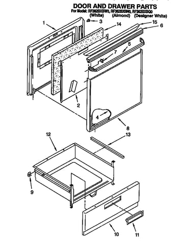 Door and drawer