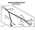 Whirlpool MS1451XW0 wiring harness diagram