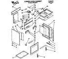 Whirlpool RS373PXWT1 lower oven diagram