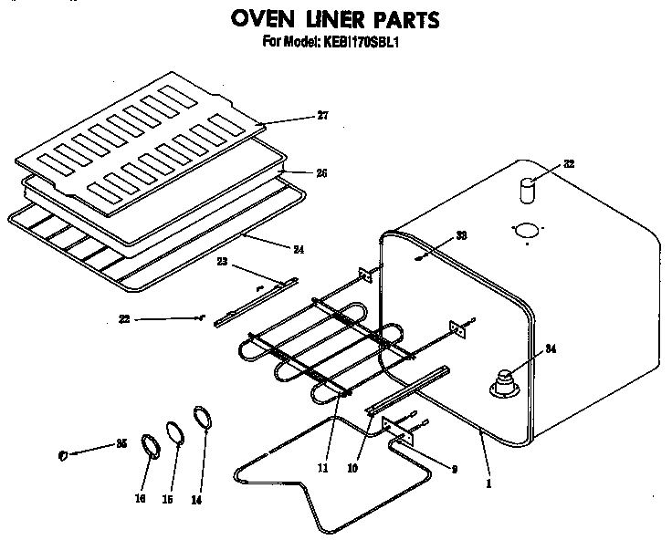 Oven liner