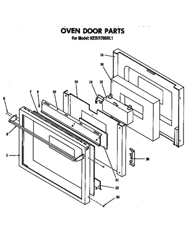 Oven door