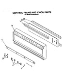 Control frame and knob