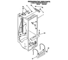 Roper RS22AWXBL00 refrigerator liner diagram