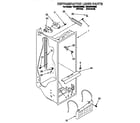 Whirlpool TS22AWXBN00 refrigerator liner diagram