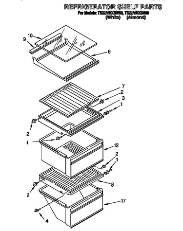 Refrigerator shelf