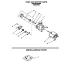 Roper WU1000Y0 pump and motor diagram