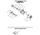 Roper WU3000Y0 pump and motor diagram