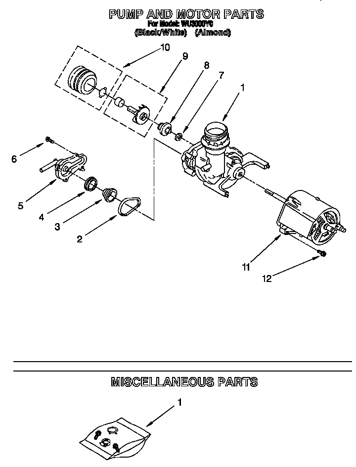 Pump and motor