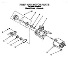 Roper WU3006Y0 pump and motor diagram