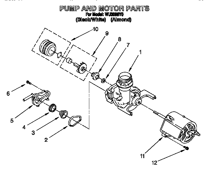Pump and motor