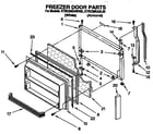 KitchenAid KTRC20KAAL02 freezer door diagram