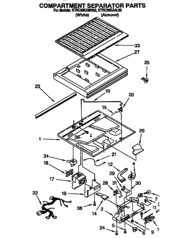 Compartment separator