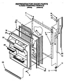 Refrigerator door