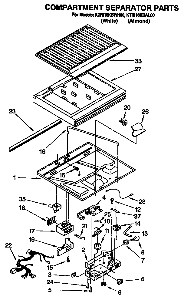 Compartment separator