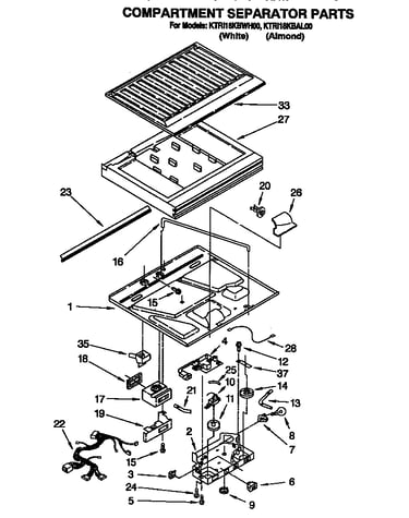 Compartment separator