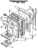Refrigerator door