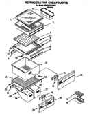 Refrigerator shelf