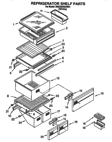 Refrigerator shelf
