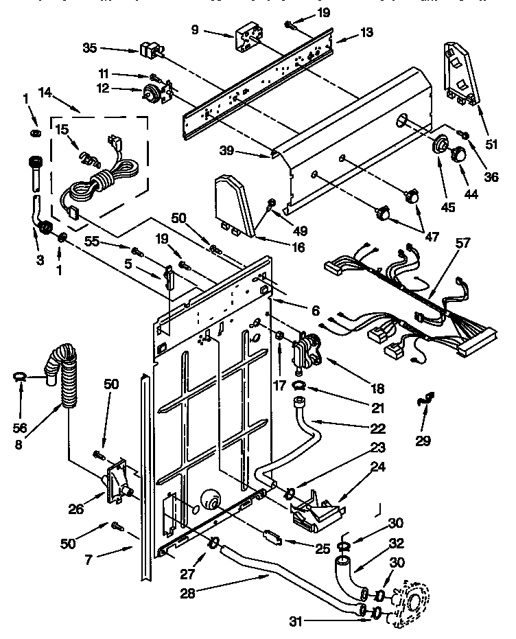 Controls and rear panel