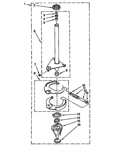 Brake and drive tube