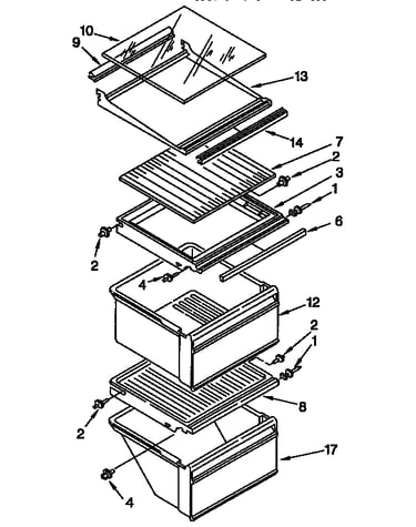 Refrigerator shelf