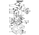 Whirlpool SC8536EXW0 burner box diagram
