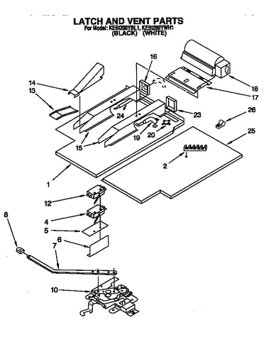 Latch and vent