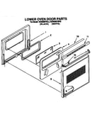 Lower oven door
