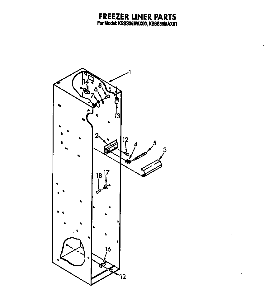 Freezer liner