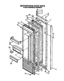 Refrigerator door