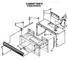 Whirlpool MH6100XYB0 cabinet diagram