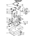 Whirlpool SC8536EXW1 burner box diagram
