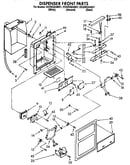 Dispenser front