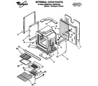Whirlpool RB262PXAB1 internal oven diagram