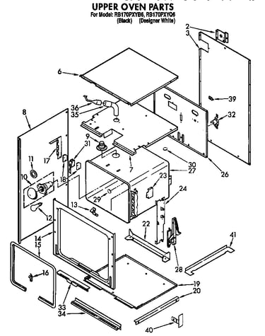 Upper oven