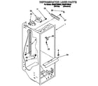 Whirlpool ED22PKXBN00 refrigerator liner diagram