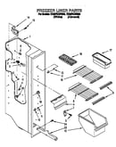 Freezer liner