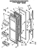 Refrigerator door