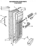 Refrigerator door