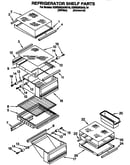 Refrigerator shelf