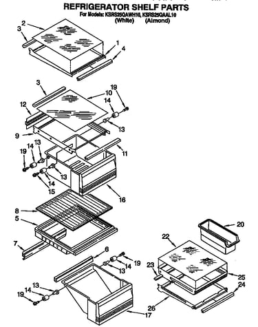 Refrigerator shelf