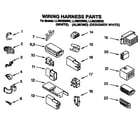 Whirlpool LLR8233BQ0 wiring harness diagram