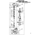 Whirlpool LLR8233BQ0 gearcase diagram