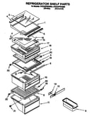 Refrigerator shelf