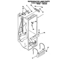 Whirlpool ED22PWXAN11 refrigerator liner diagram