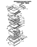 Refrigerator shelf