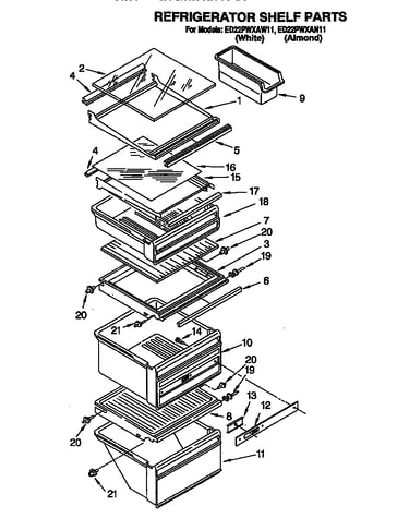 Refrigerator shelf