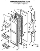 Refrigerator door